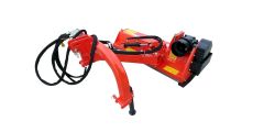 Trincia Argini con Spostamento e Inclinazione Idraulica Per Trattori da 50 a 70 Hp Mangusta 165 - Trinciatrice 